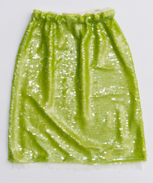 MAISON SPECIAL(メゾンスペシャル)の「Lace Combination Sequin Skirt/レースコンビスパンコールスカート(スカート・レディース・ブラウン/グリーン・36/38)」の17枚目の写真