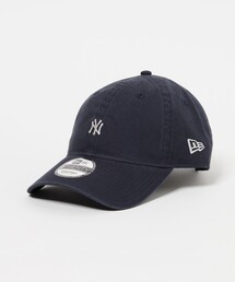 ファミリア × NEWERA キャップ アダルト ネイビー familiar - familiar New Era 9TWENTY 帽子 黒 ブラック ADULTの