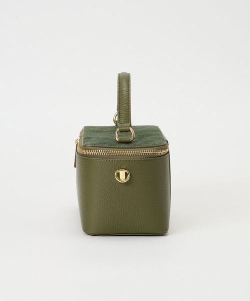 BABYLONE（バビロン）の「【ANTONELLO MASI】＜別注＞バニティBAG（ハンドバッグ・レディース・カーキ/ボルドー・フリー）」の15枚目の写真