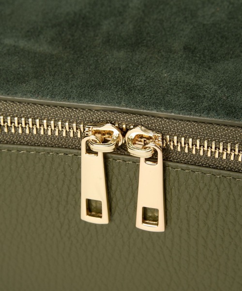 BABYLONE（バビロン）の「【ANTONELLO MASI】＜別注＞バニティBAG（ハンドバッグ・レディース・カーキ/ボルドー・フリー）」の6枚目の写真