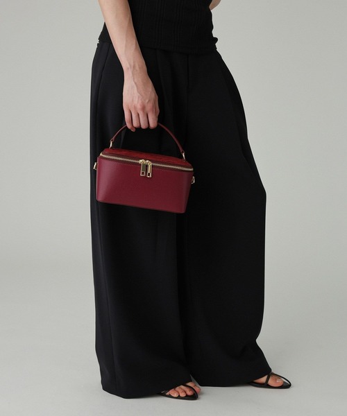 BABYLONE（バビロン）の「【ANTONELLO MASI】＜別注＞バニティBAG（ハンドバッグ・レディース・カーキ/ボルドー・フリー）」の8枚目の写真