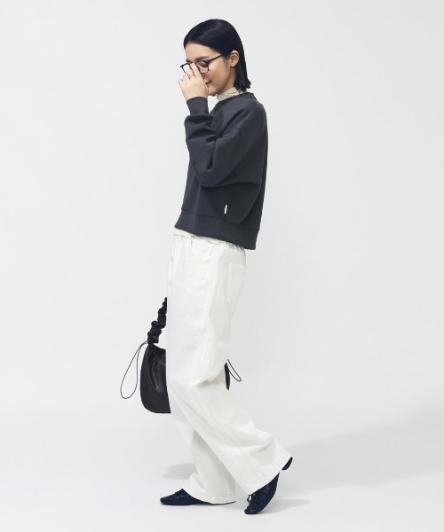 adidas(アディダス)の「アディダス adidas W STADIUM C デニムパンツ(デニムパンツ・レディース・ライトグレー/ネイビー/ブラック・S/M/L)」の19枚目の写真