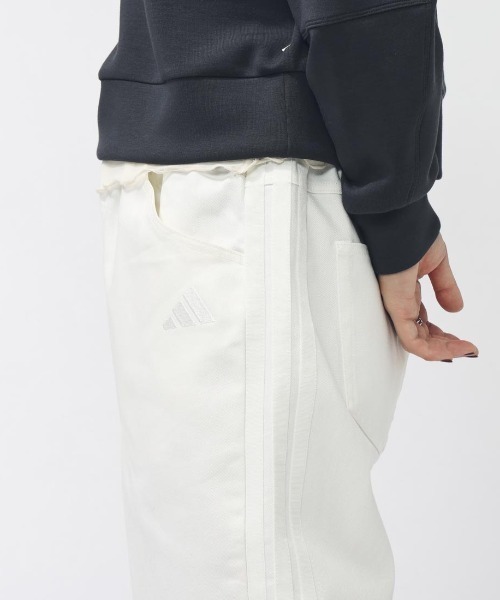 adidas(アディダス)の「アディダス adidas W STADIUM C デニムパンツ(デニムパンツ・レディース・ライトグレー/ネイビー/ブラック・S/M/L)」の14枚目の写真