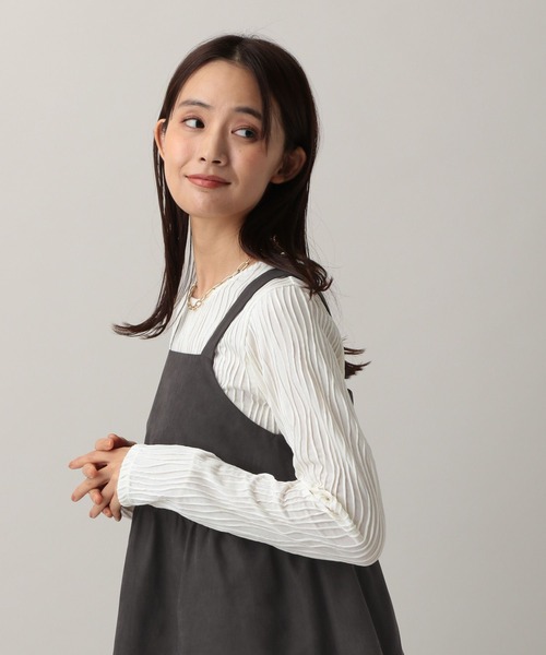 GLOBAL WORK(グローバルワーク)の「MATINEE LINE/ビスチェ*イージーパンツ/583844(つなぎ/オールインワン・レディース・ブラウン系8/ブラック・MEDIUM/LARGE)」の8枚目の写真