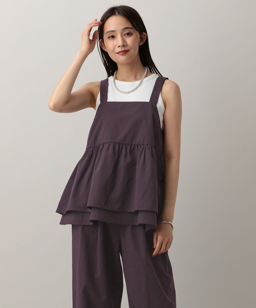 GLOBAL WORK(グローバルワーク)の「MATINEE LINE/ビスチェ*イージーパンツ/583844(つなぎ/オールインワン・レディース・ブラウン系8/ブラック・MEDIUM/LARGE)」の15枚目の写真