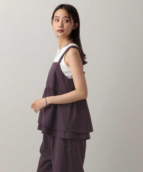 GLOBAL WORK(グローバルワーク)の「MATINEE LINE/ビスチェ*イージーパンツ/583844(つなぎ/オールインワン・レディース・ブラウン系8/ブラック・MEDIUM/LARGE)」の16枚目の写真