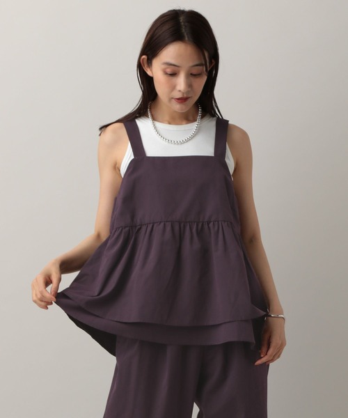 GLOBAL WORK(グローバルワーク)の「MATINEE LINE/ビスチェ*イージーパンツ/583844(つなぎ/オールインワン・レディース・ブラウン系8/ブラック・MEDIUM/LARGE)」の17枚目の写真