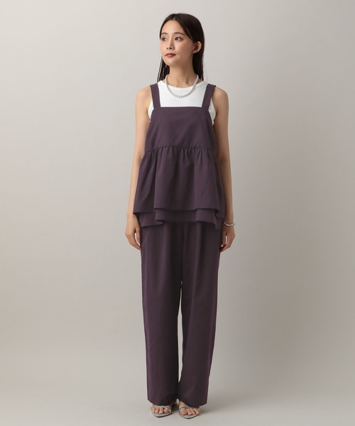 GLOBAL WORK(グローバルワーク)の「MATINEE LINE/ビスチェ*イージーパンツ/583844(つなぎ/オールインワン・レディース・ブラウン系8/ブラック・MEDIUM/LARGE)」の21枚目の写真