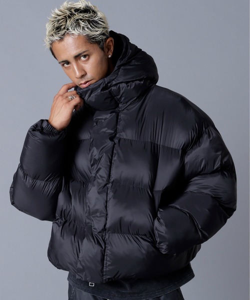DANKE SCHON(ダンケシェーン)の「DankeSchon/ダンケシェーン/高密度NYLON HOODED BLOUSON(ブルゾン・メンズ・ブラウン/ホワイト/ブラック・S/M/L)」の3枚目の写真