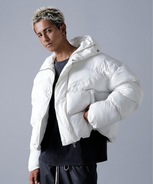 DANKE SCHON(ダンケシェーン)の「DankeSchon/ダンケシェーン/高密度NYLON HOODED BLOUSON(ブルゾン・メンズ・ブラウン/ホワイト/ブラック・S/M/L)」の5枚目の写真