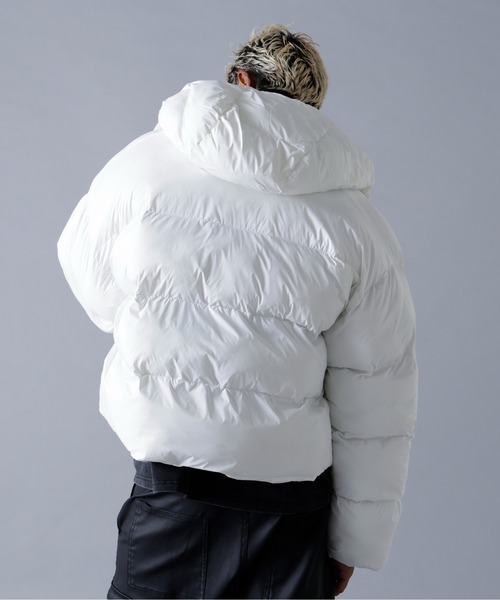 DANKE SCHON(ダンケシェーン)の「DankeSchon/ダンケシェーン/高密度NYLON HOODED BLOUSON(ブルゾン・メンズ・ブラウン/ホワイト/ブラック・S/M/L)」の7枚目の写真