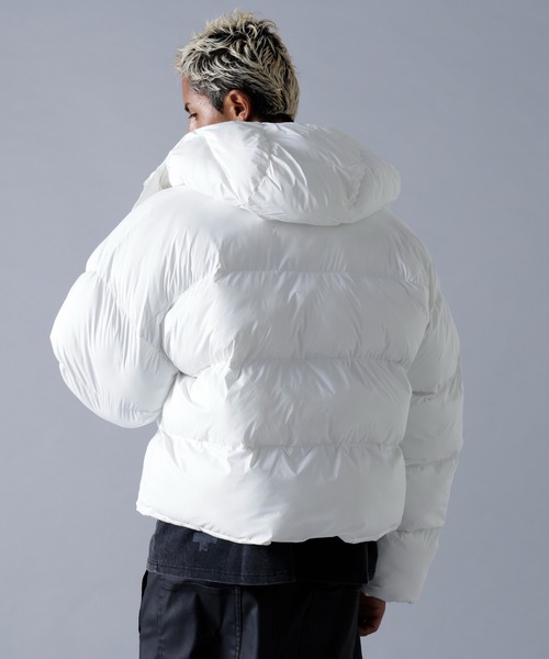 DANKE SCHON(ダンケシェーン)の「DankeSchon/ダンケシェーン/高密度NYLON HOODED BLOUSON(ブルゾン・メンズ・ブラウン/ホワイト/ブラック・S/M/L)」の8枚目の写真