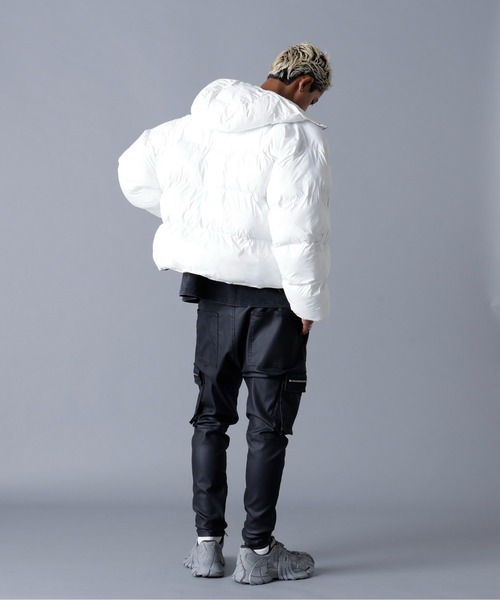 DANKE SCHON(ダンケシェーン)の「DankeSchon/ダンケシェーン/高密度NYLON HOODED BLOUSON(ブルゾン・メンズ・ブラウン/ホワイト/ブラック・S/M/L)」の10枚目の写真
