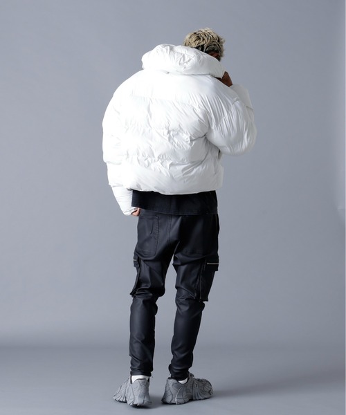 DANKE SCHON(ダンケシェーン)の「DankeSchon/ダンケシェーン/高密度NYLON HOODED BLOUSON(ブルゾン・メンズ・ブラウン/ホワイト/ブラック・S/M/L)」の11枚目の写真