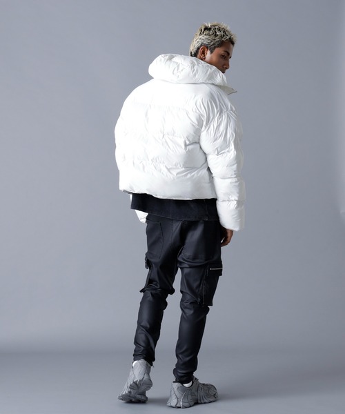 DANKE SCHON(ダンケシェーン)の「DankeSchon/ダンケシェーン/高密度NYLON HOODED BLOUSON(ブルゾン・メンズ・ブラウン/ホワイト/ブラック・S/M/L)」の12枚目の写真