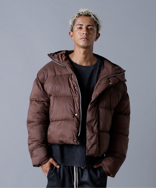 DANKE SCHON(ダンケシェーン)の「DankeSchon/ダンケシェーン/高密度NYLON HOODED BLOUSON(ブルゾン・メンズ・ブラウン/ホワイト/ブラック・S/M/L)」の14枚目の写真