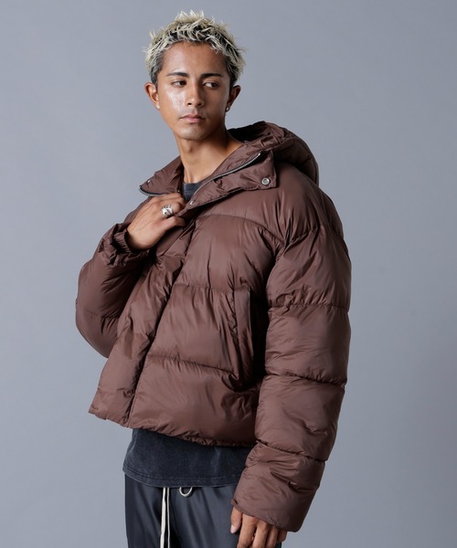 DANKE SCHON(ダンケシェーン)の「DankeSchon/ダンケシェーン/高密度NYLON HOODED BLOUSON(ブルゾン・メンズ・ブラウン/ホワイト/ブラック・S/M/L)」の15枚目の写真
