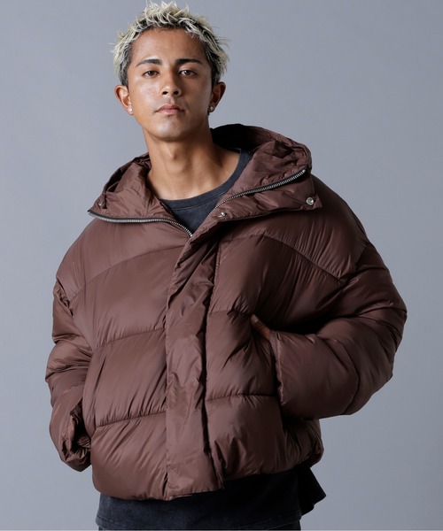 DANKE SCHON(ダンケシェーン)の「DankeSchon/ダンケシェーン/高密度NYLON HOODED BLOUSON(ブルゾン・メンズ・ブラウン/ホワイト/ブラック・S/M/L)」の17枚目の写真