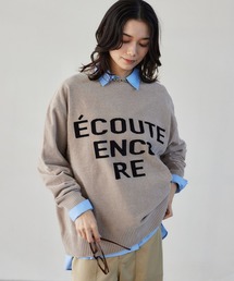 BARNYARDSTORM | BARNYARDSTORM / ベロアロゴワイドプルオーバー【WEB限定カラー】(ニット/セーター)