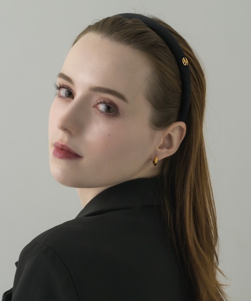 muku（ムク）の「KATYUSYA/SATIN（カチューシャ・レディース・アイボリー/ブラック/ブラウン・SMALL）」の9枚目の写真