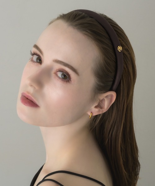 muku（ムク）の「KATYUSYA/SATIN（カチューシャ・レディース・アイボリー/ブラック/ブラウン・SMALL）」の12枚目の写真