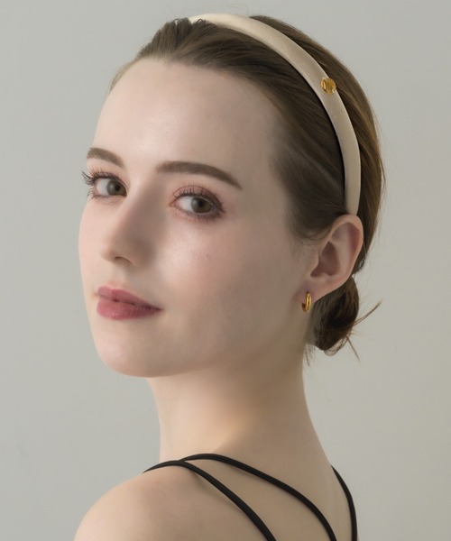 muku（ムク）の「KATYUSYA/SATIN（カチューシャ・レディース・アイボリー/ブラック/ブラウン・SMALL）」の18枚目の写真