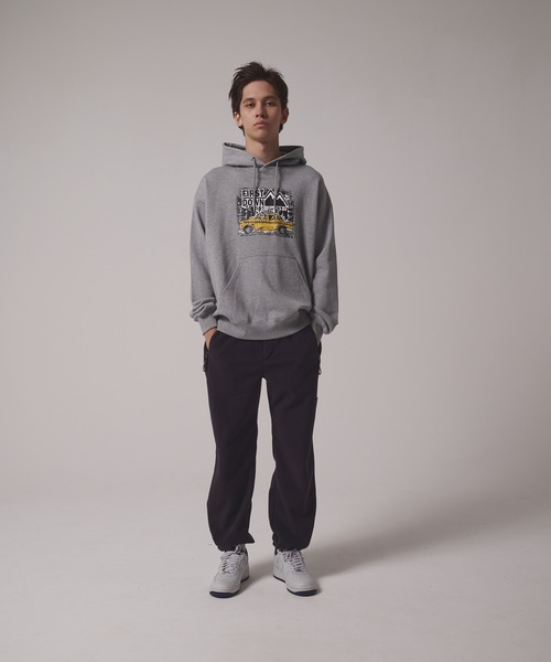 FIRST DOWN（ファーストダウン）の「プリント スウェット パーカ（パーカー・メンズ・グレー/チャコール/ダークオレンジ・M/L/XL）」の18枚目の写真