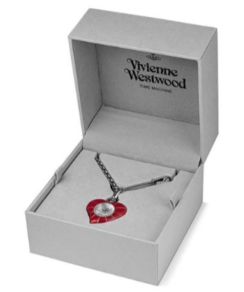 Vivienne Westwood(ヴィヴィアンウエストウッド)の「Heart Pendant Watch(ネックレス・レディース・レッド/ピンク/ブラック・FREE)」の6枚目の写真