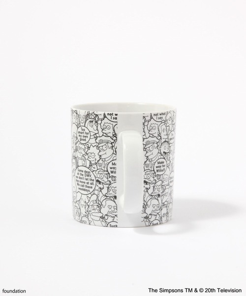 BAYFLOW（ベイフロー）の「【The Simpsons／BAYFLOW】マグカップ400ml（食器・レディース・ブラック/ホワイト・0）」の5枚目の写真