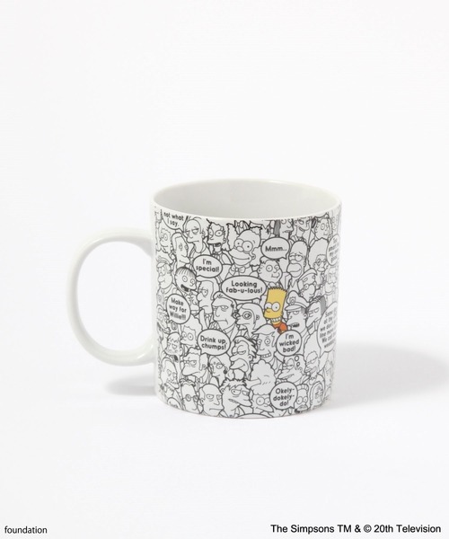 BAYFLOW（ベイフロー）の「【The Simpsons／BAYFLOW】マグカップ400ml（食器・レディース・ブラック/ホワイト・0）」の6枚目の写真
