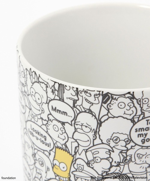 BAYFLOW（ベイフロー）の「【The Simpsons／BAYFLOW】マグカップ400ml（食器・レディース・ブラック/ホワイト・0）」の11枚目の写真