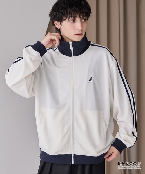 KANGOL/カンゴール 別注 ロゴ ワンポイント刺繍 サイドラインルーズ