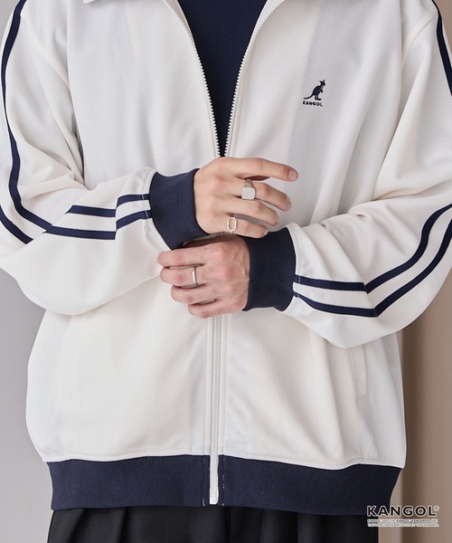 KANGOL/カンゴール 別注 ロゴ ワンポイント刺繍 サイドラインルーズ