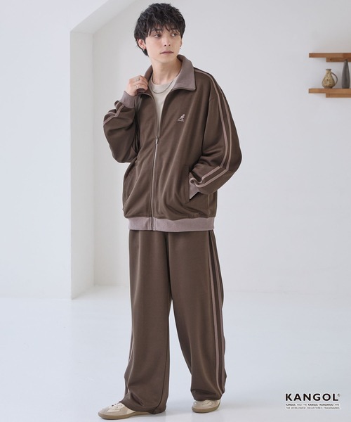 KANGOL/カンゴール 別注 ロゴ ワンポイント刺繍 サイドラインルーズ