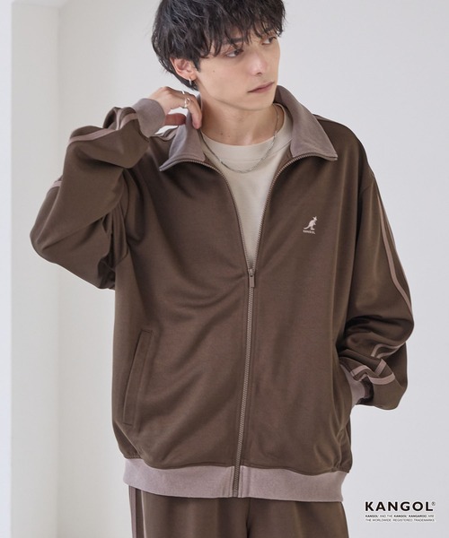 KANGOL/カンゴール 別注 ロゴ ワンポイント刺繍 サイドラインルーズ