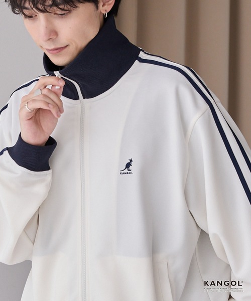 KANGOL/カンゴール 別注 ロゴ ワンポイント刺繍 サイドラインルーズ