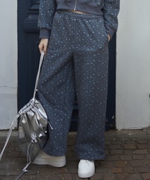 Birthday room | 小花柄スウェットパンツ/Small floral print sweatpants(スウェットパンツ)