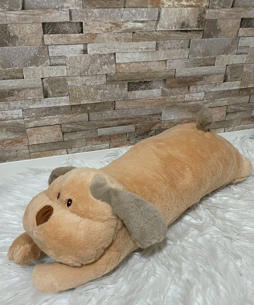セール】もふもふ ロング 抱き枕 犬型 ぬいぐるみ クッション
