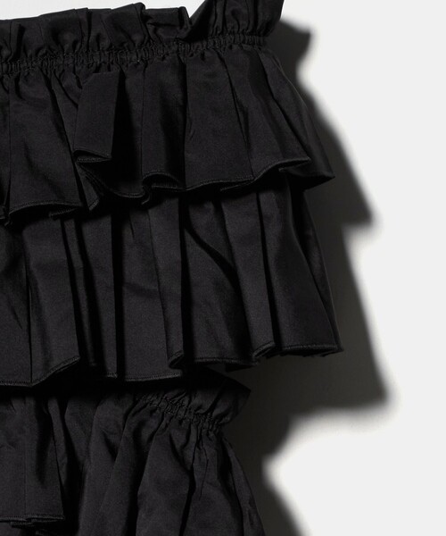 UNITED ARROWS（ユナイテッドアローズ）の「ギャザー マルチ ニット -ウォッシャブル-（ニット/セーター・レディース・オフホワイト/ブラック・FREE）」の15枚目の写真