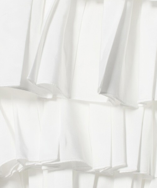 UNITED ARROWS（ユナイテッドアローズ）の「ギャザー マルチ ニット -ウォッシャブル-（ニット/セーター・レディース・オフホワイト/ブラック・FREE）」の21枚目の写真