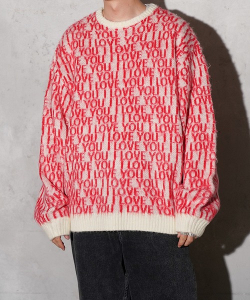 TOWNCRAFT（タウンクラフト）の「TOWNCRAFT / タウンクラフト SHAGGY VINTAGE PATTERN CREW SWEATER レオパード アーガイル デイジー シャギー クルーセーター モヘアタッチ（ニット/セーター・メンズ・その他1/その他2/グレー/グレー系その他/オリーブ/カーキ・X-SMALL/SMALL/MEDIUM/LARGE）」の13枚目の写真