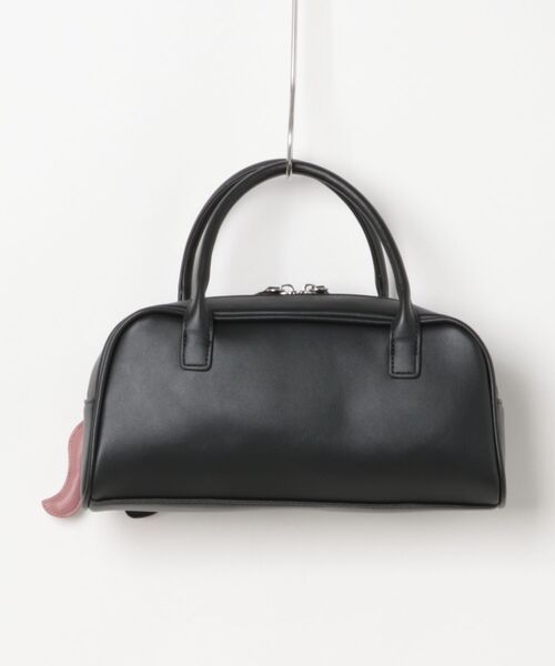 TINA：JOJUN（ティーナジョジュン）の「オリジナルチャーム付き ハンドバッグ TINA：JOJUN（ハンドバッグ・レディース・ピンク/ブラック・F）」の9枚目の写真