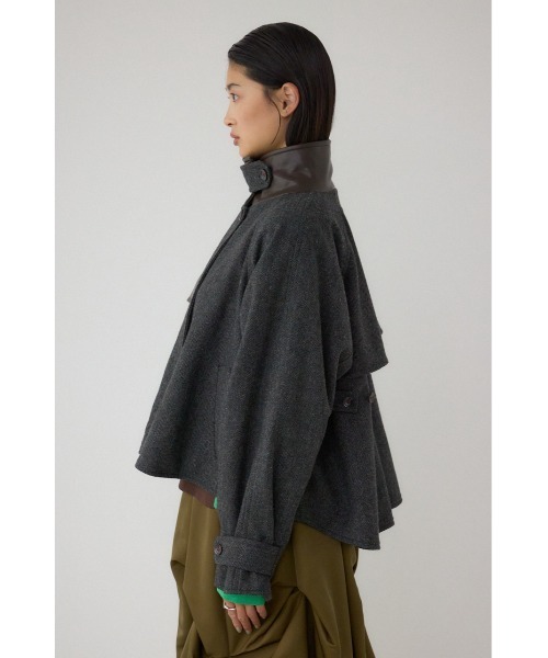 AZUL by moussy(アズールバイマウジー)の「【PLUS】コンビネーションフレアコート(ステンカラーコート・レディース・ブラック系その他・FREE)」の8枚目の写真