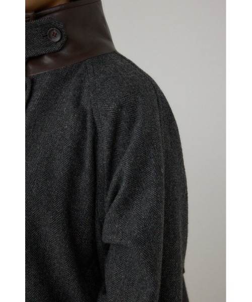 AZUL by moussy(アズールバイマウジー)の「【PLUS】コンビネーションフレアコート(ステンカラーコート・レディース・ブラック系その他・FREE)」の13枚目の写真