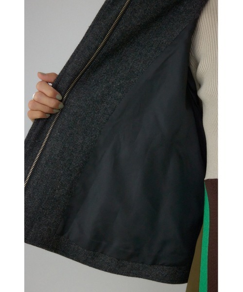 AZUL by moussy(アズールバイマウジー)の「【PLUS】コンビネーションフレアコート(ステンカラーコート・レディース・ブラック系その他・FREE)」の19枚目の写真