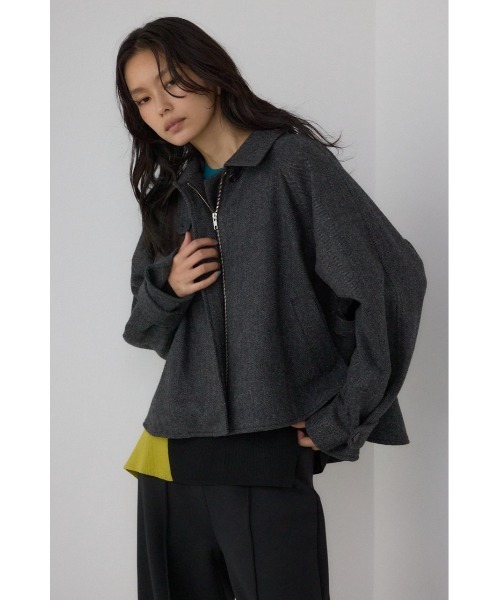 AZUL by moussy(アズールバイマウジー)の「【PLUS】コンビネーションフレアコート(ステンカラーコート・レディース・ブラック系その他・FREE)」の21枚目の写真