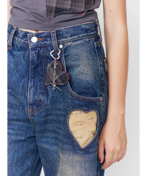 EMODA（エモダ）の「ハートルーズジーンズ（デニムパンツ）」 - WEAR