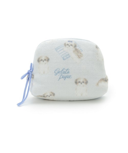 シーズー柄ティッシュポーチ（ポーチ）｜gelato pique