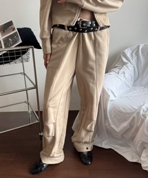 SHAGGIE | 【セットアップ】アジャストボタン付きタックラインスウェットパンツ(スウェットパンツ)