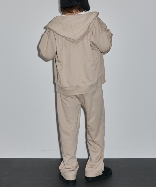 SHAGGIE（シャギー）の「【セットアップ】アジャストボタン付きタックラインスウェットパンツ（スウェットパンツ・レディース・ベージュ/グレー/ブラック・FREE）」の20枚目の写真